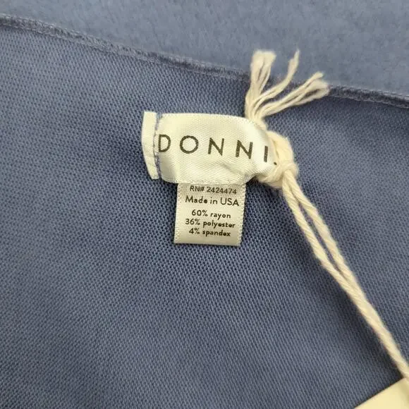 Donni Colorblock Blue‎ Oversized Wrap Scarf NEW - Picture 4 of 6